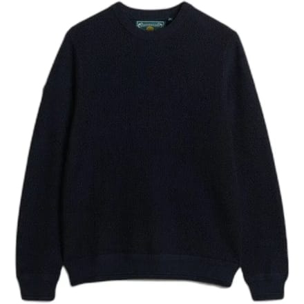 Superdry - Lichtgewicht katoenen trui met textuur - Heren - Sweaters