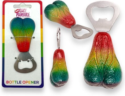 Grappige Flesjes Opener Ballen Regenboog PRIDE