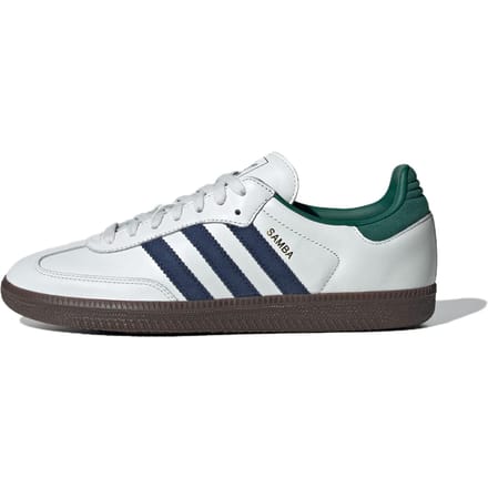 adidas Samba OG Blanc Bleu Marine Vert Collégial Baskets Unisexe Noir de Base Blanc Nuage IH4882 43⅓ white