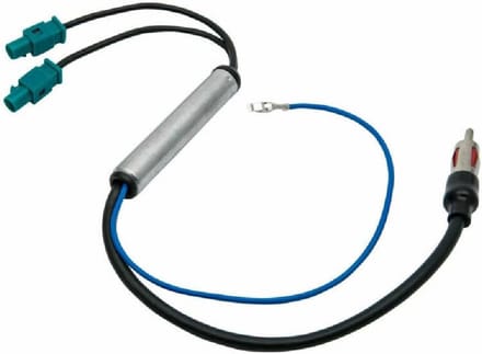 Universele Dubbele Fakra DIN Antenne Adapter Kabel voor Betere FM Ontvangst