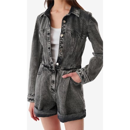 IRO Paris Tilli Playsuit Snow Black Taglia: 34 | Tute Outlet | Donna | Nero
