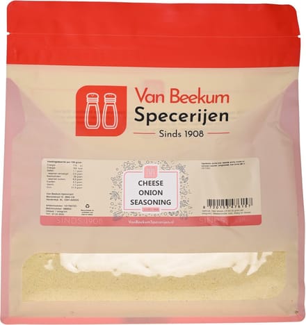 Van Beekum Specerijen - Cheese Onion Seasoning - 1 KG (hersluitbare stazak)
