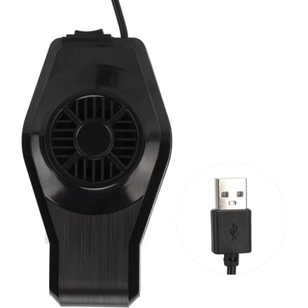Aquarium Koelventilator Multifunctioneel Stil Aan de Muur Gemonteerde Vis Tank Koelventilator voor Aquarium Vis Tank black