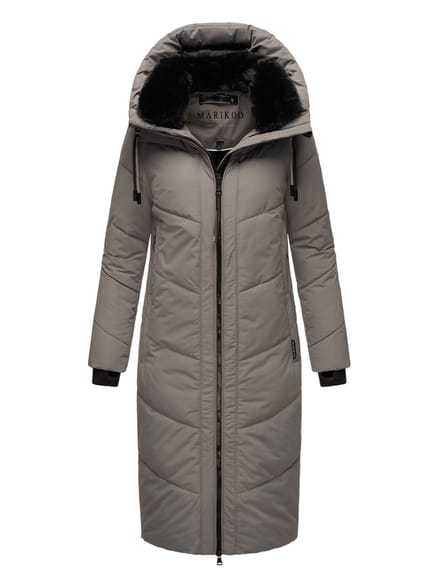 Marikoo Nadaree dames winterjas – lang, warm & met capuchon