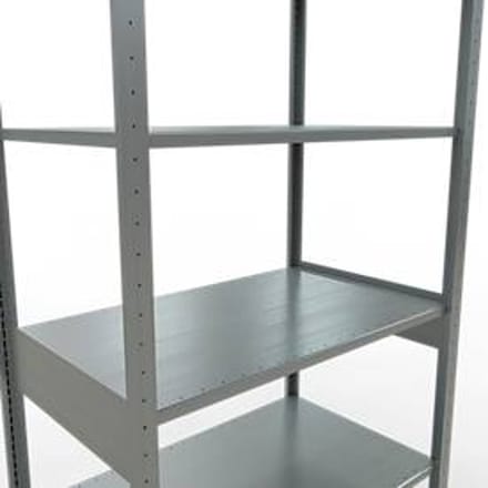Legbordstelling MULTIplus150 - 6 legborden - L 1000 x B 600 x H 2500 mm - draagvermogen 150 kg - grijs
