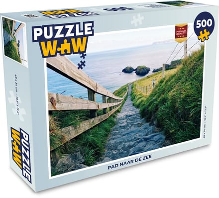 Puzzel Pad naar de zee - Legpuzzel - Puzzel 500 stukjes