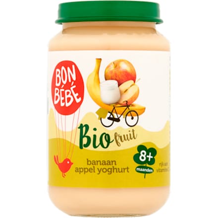 Bio F0806 banaan appel yoghurt