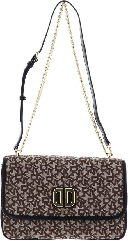 DKNY Schoudertas Delphine Crossbody Bag Chino / Blk Bruine