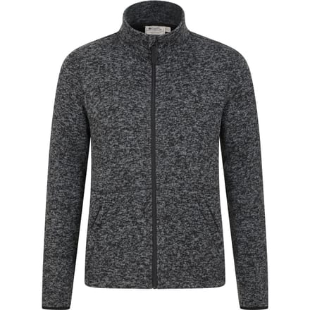 Mountain Warehouse Heren Idris III Full Zip Fleecejack (Zwart)