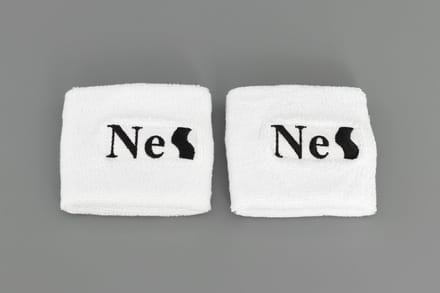 NeS Polsband - Zweetband - Wit