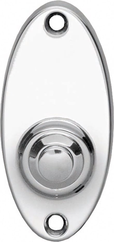 Intersteel Deurbel ellips klein chroom