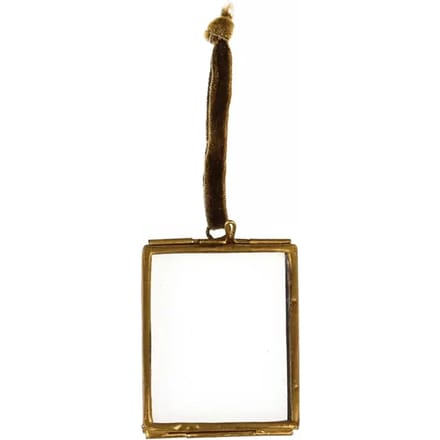Mini fotolijstje om op te hangen in messing Rex London