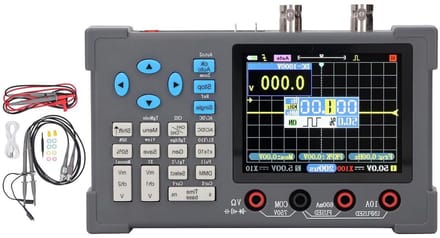 Digitale Oscilloscope - Meetapparaat Generator - Elektronica Testen - 3-In-1 Functionaliteit - 3.2in Scherm - Grijs