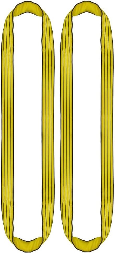 Ronde Hijsling 3000 kg - 3m Lang - Polyester Slinger met Kras- en Snijbescherming (2 Stuks)