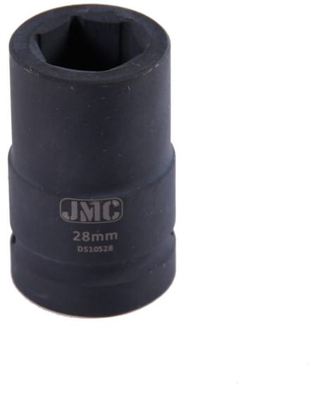 zeskant krachtdop 28 mm - 1 duims aansluiting - slagdop - impact dop - rateldop - dop - jmc