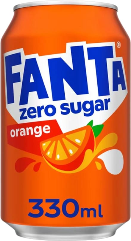 Fanta Orange Zero Blikjes Tray - 24 x 33cl