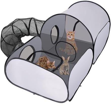 Multifunctioneel cat tunnel stalling van MTTProducts