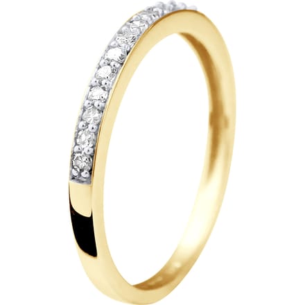 Alliance Diamonds 0,20 Cts Yellow Gold Jewelry