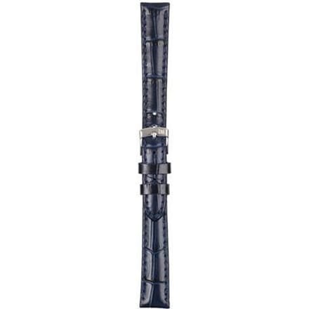 Morellato PMX062SAMBA PF Horlogebandje - Leer - Donkerblauw - 14 mm