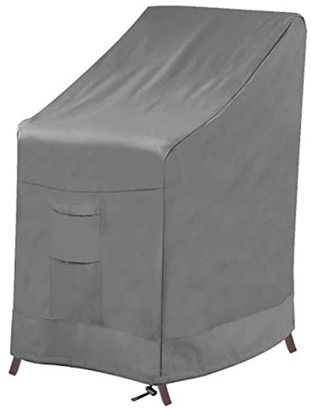 Stapelbare hoezen voor terrasstoelen - Grijs, 36 x 28 x 47 cm