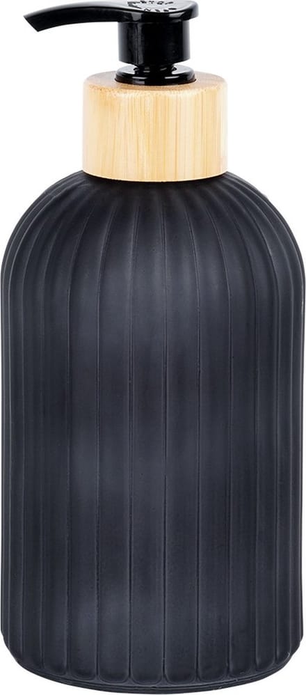 Zeepdispenser Glas Zwart 400 ml - Zeeppompje