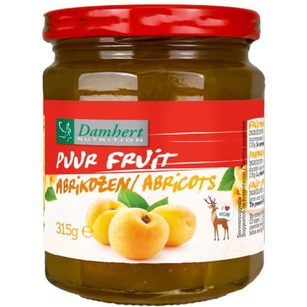 Damhert Puur Fruit Confituur Abrikozen 315 Overige