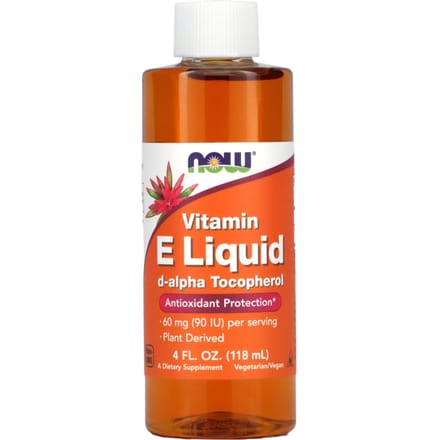 NOW Foods, Natural-E vloeibaar, 4 fl oz (120 ml)