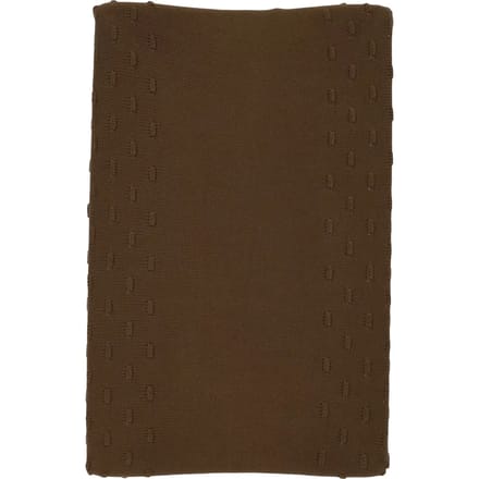 Meyco Baby Knots aankleedkussenhoes - chocolate - 50x70cm