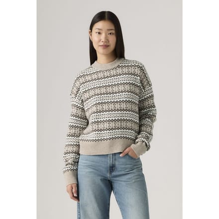 Levi's Ines Fairlisle Sweater Neutral Taglia: M | Maglioni a maglia Outlet | Donna