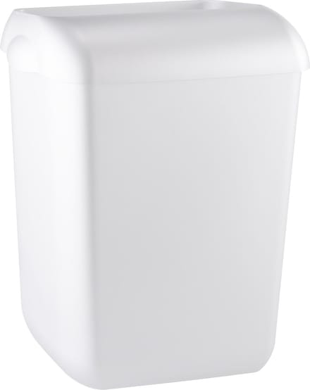 PlastiQline PQA55 afvalbak kunststof wit 55 liter half open (5642)