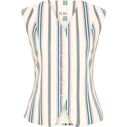 Dames kostuum gilet met print Ichi Kate