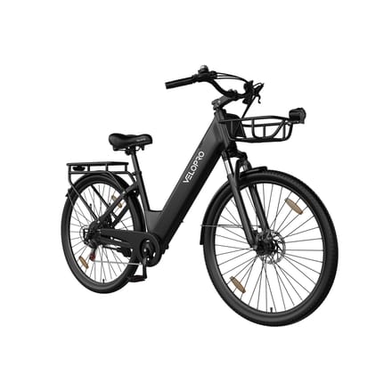 Vélo électrique de ville VELOPRO C1 PRO 27,5  avec moteur 250W et batterie 36V 18Ah noir