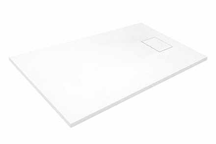 LINEA UNO - Numa 160x90 cm - Mat wit - Douchebak - - 991178