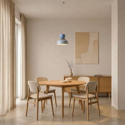 ALDEX Hanglamp Uto, grijs/blauw, Ø 30 cm, metaal