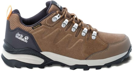 Jack Wolfskin Refugio Texapore Low - Wandelschoenen - Dames Brown / Apricot 39.5