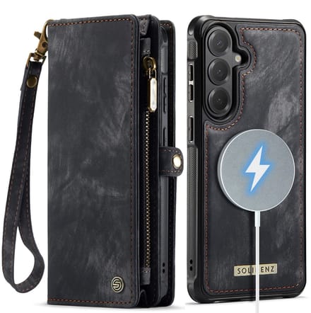 Solidenz Hoesje - Geschikt voor Samsung Galaxy S26 Plus - Urban Wallet - Zwart