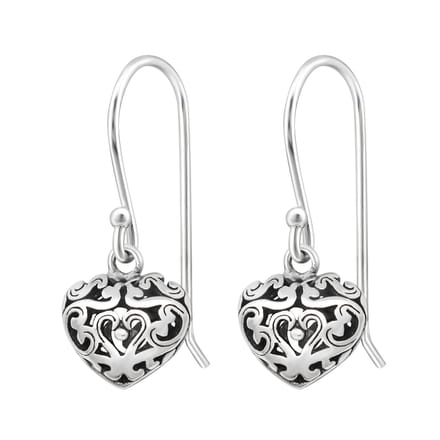 Amanto Oorbellen Caimen - 925 Zilver E-Coating - Hart - 8x20mm