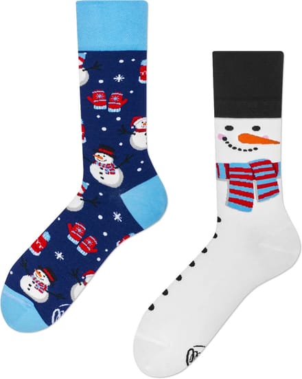 Many Mornings unisex sokken - Snowman - Unisex - Maat: 43 - 46