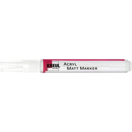 KREUL Acryl Mat Marker medium - Wit