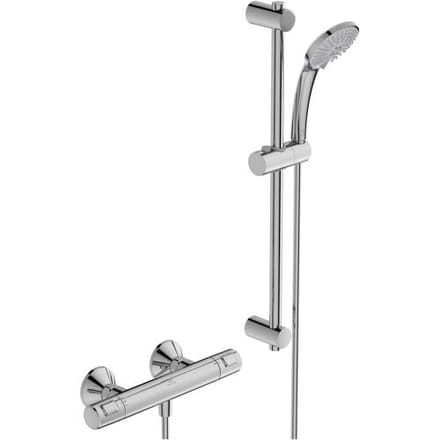 Ideal Standard Ceratherm T25 Douchetherm Met Idealrain Glijstangc M3 60Cm Chroom