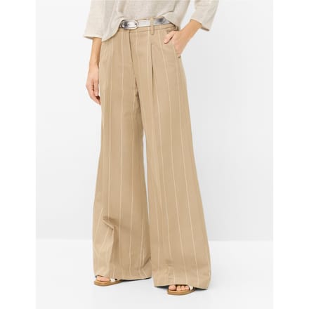 Brax Dames Palazzobroek  Style MARLENE LIGHT MOCHA, beige, maat 36