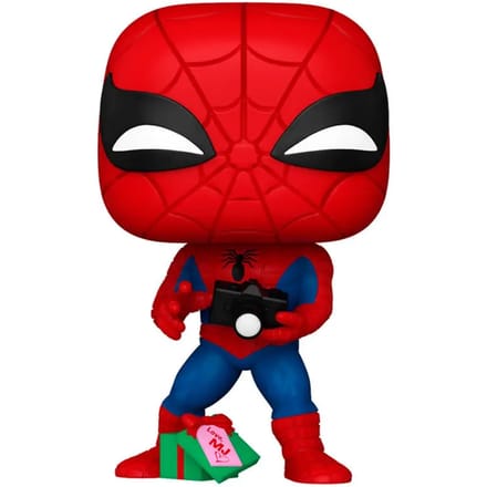 Spider-Man Spider-Man (Holiday) vinylfiguur 1441 Funko Pop! meerkleurig