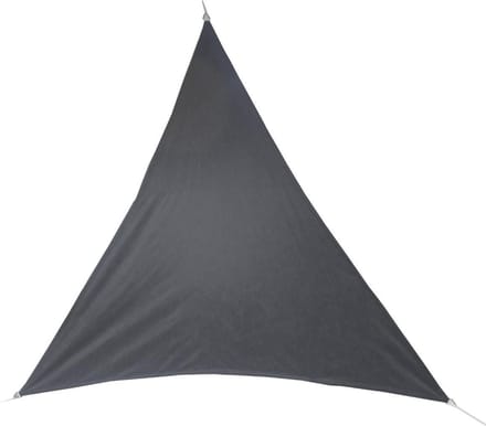 Premium kwaliteit schaduwdoek/zonnescherm Shae driehoek grijs - 3 x 3 x 3 meter - Terras/tuin zonwering