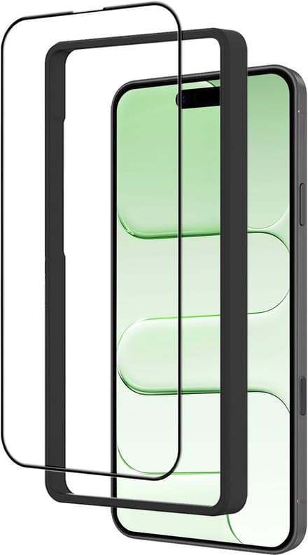 Screenprotector Geschikt voor Apple iPhone Air - Met Installatie Frame - Beschermglas - Gehard Glas - Tempered Glass - Screen Protector
