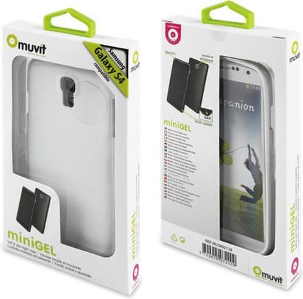 muvit Samsung Galaxy S4 Minigel Case White