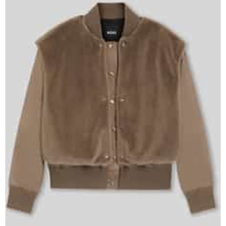 Regular fit bomberjack met afneembaar gilet van imitatiebont