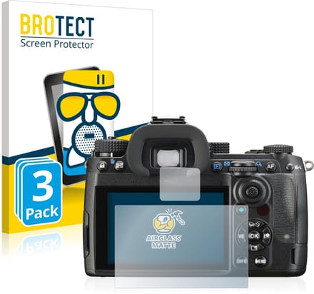 BROTECT - Screenprotector voor Pentax K-3 Mark III - Folie Beschermfolie Beschermglas matte 3 Stuks