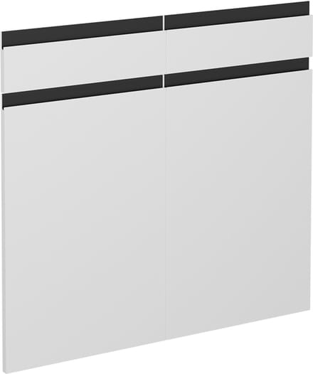 Vicco R-Line Keukenfront – 79.2 x 70.8 cm meubelfront voor de onderkast met lades Wit