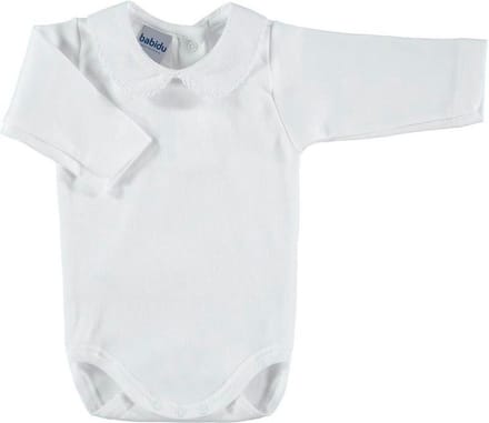 Romper Babidu 1188 wit met kraagje