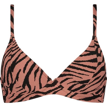 Beachlife - maat 80E- Rose Zebra BH-fit bikinitop met beugel - dames